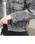 Denim Loose Jjacket Chic Denim Jacket Was Thin College Style Meifu Market