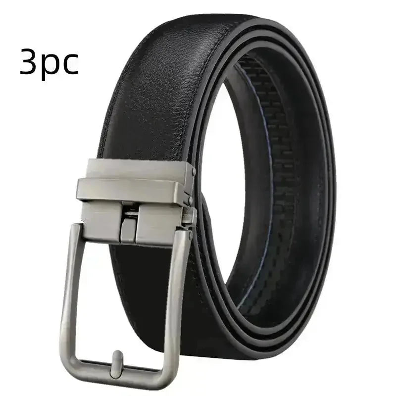 genuine leather belt | automatic buckle mechanism | stainless steel buckle | ultrasonic cleaning