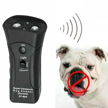 3-in-1 Anti Barking Dog Training Device Ultrasonic Dog Training Repeller  LED Flashlight - what to look for in an ultrasonic dog training device