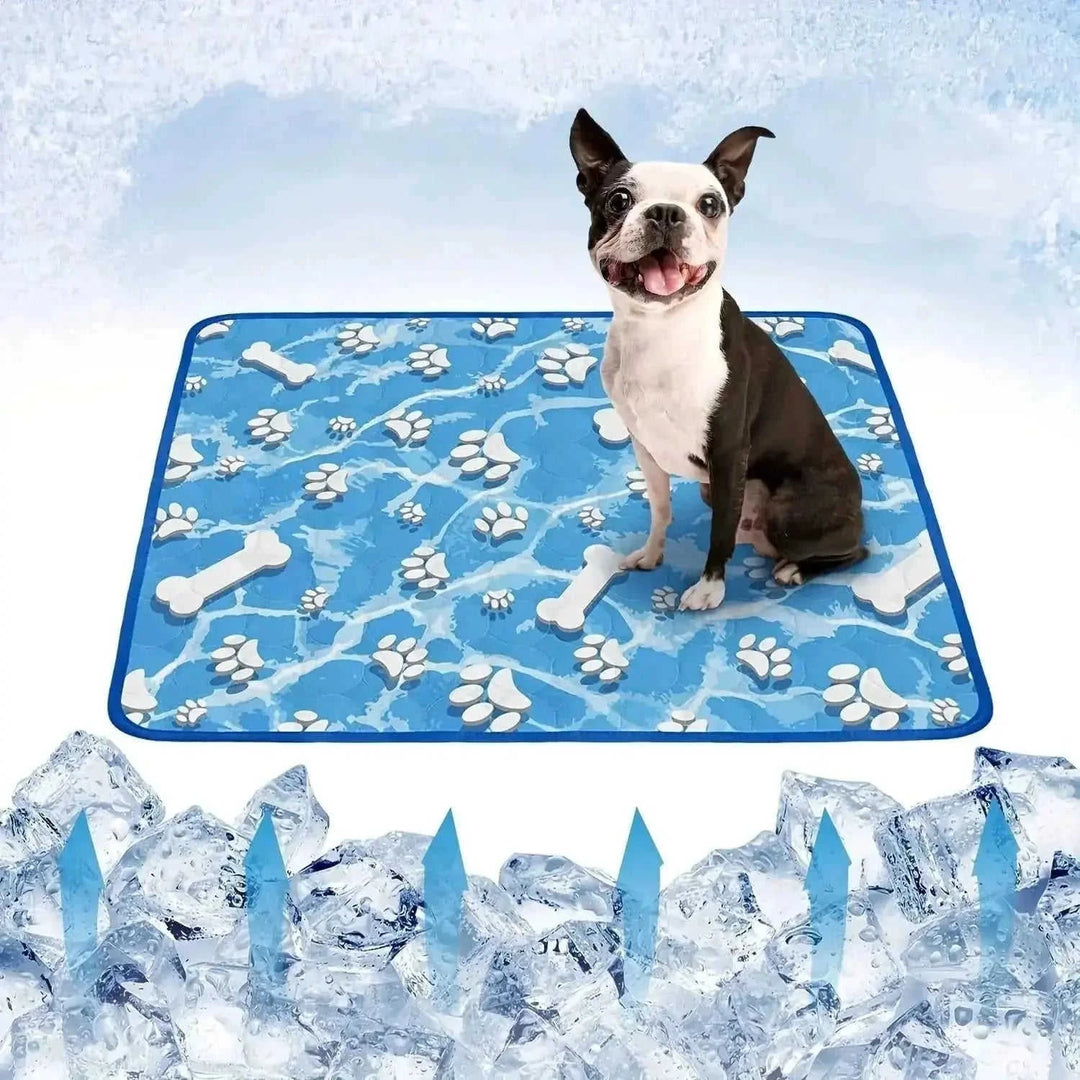 Dog Pillow, Dog Cooling Mat, Cooling Mat For Dogs Cats, Dog Cooling Pads, Summer Pet Dog Self Cooling Mat Ice Silk Washabl...