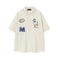 Waffle Knit Cartoon Polo — Couple Matching Short Sleeve Shirt