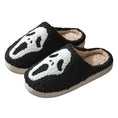 embroidered halloween slippers | couple matching slippers | indoor house shoes | energy saving