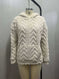 Women's Pullover Jacquard Hooded Loose Fleece Sweatshirt Meifu Market