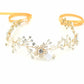 European and American high-end wedding bride Pearl crystal ornament jewelry crown hair headdress handmade jewelry trade 