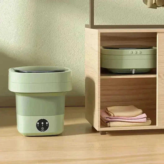 mini portable washing machine | foldable washing machine | compact laundry appliance | energy saving