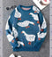 heavy cotton material | oversized fit sweater | long sleeve knit | energy saving