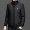 round hem jacket | polyester blend fabric | lightweight winter coat | energy saving