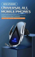 w fast wireless charger | automatic magnetic phone holder | car air vent mount | ultrasonic cleaning
