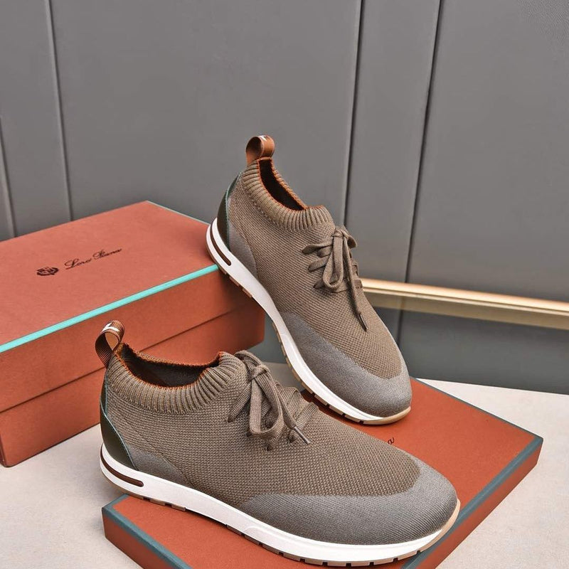 Sports Stitching Flying Woven Knit Breathable Men's Shoes Meifu Market