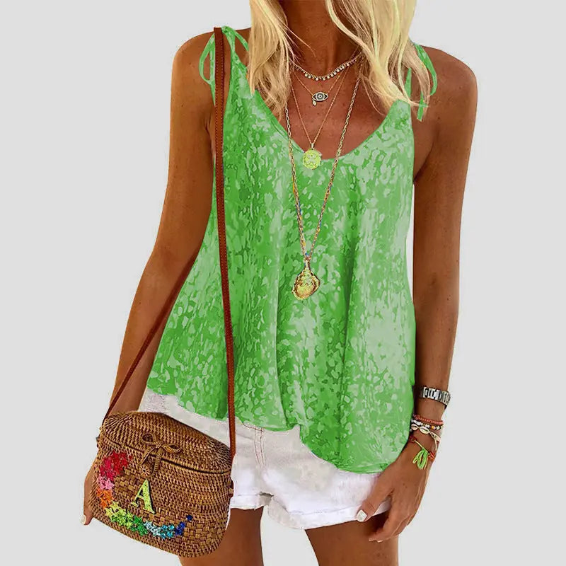 Digital printed floral vest sling 3XL - complete package contents