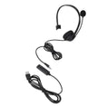 Microphone Volume Control Mute Cancelling Office PC Headphones 3.5mm And USB - color variant display