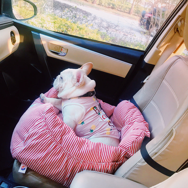 Travel car seat small dog Schnauzer cushion dog Meifu Market