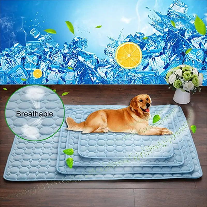 Pet Dog Cat Ice Silk Cold Nest Pad For Cooling In Summer Meifu Market