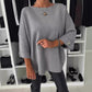 Women's New Solid Color Round Neck Shirt With Half Sleeve Knit Casual Top Meifu Market