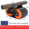 automatic rebound ab wheel | double wheel abdominal roller | stainless steel ab exerciser | ultrasonic cleaning
