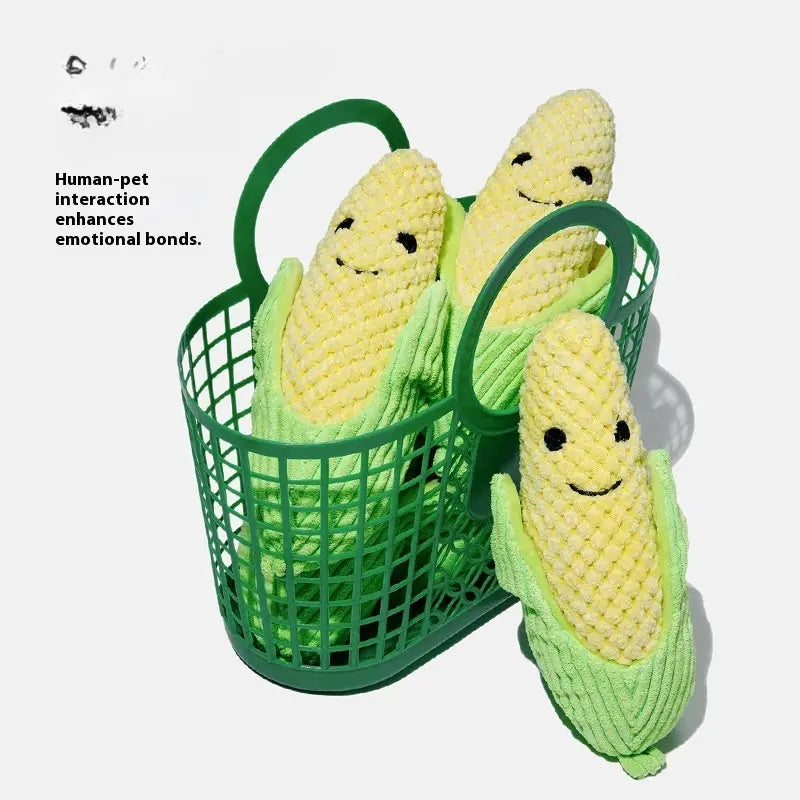 Dog Molar Teeth Cleaning Brocoli Plush Doll Sound Toy Meifu Market