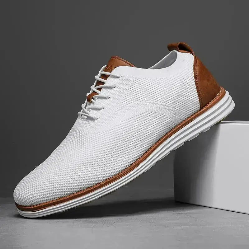 Men's Mesh Formal Oxford Shoes Business Casual Walking Shoes Meifu Market