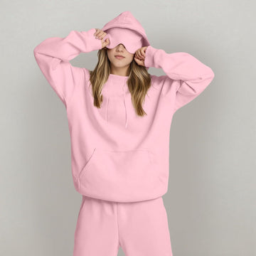 Women's Fashion Solid Color Hooded Top Meifu Market