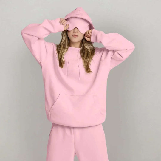 Women's Fashion Solid Color Hooded Top Meifu Market