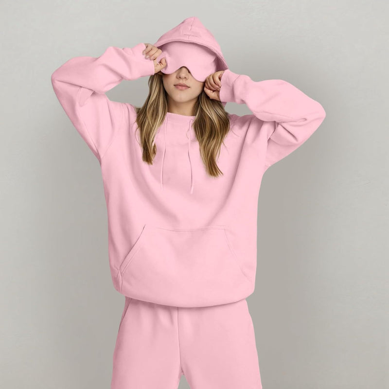 Women's Fashion Solid Color Hooded Top Meifu Market