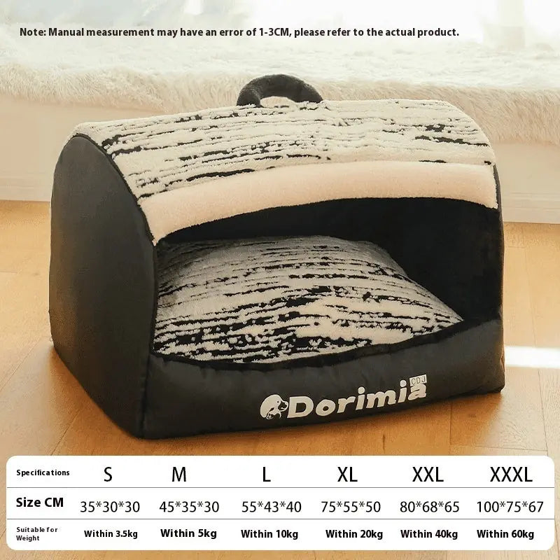 Kennel Four Seasons Universal Closed Warm Removable Washable Meifu Market