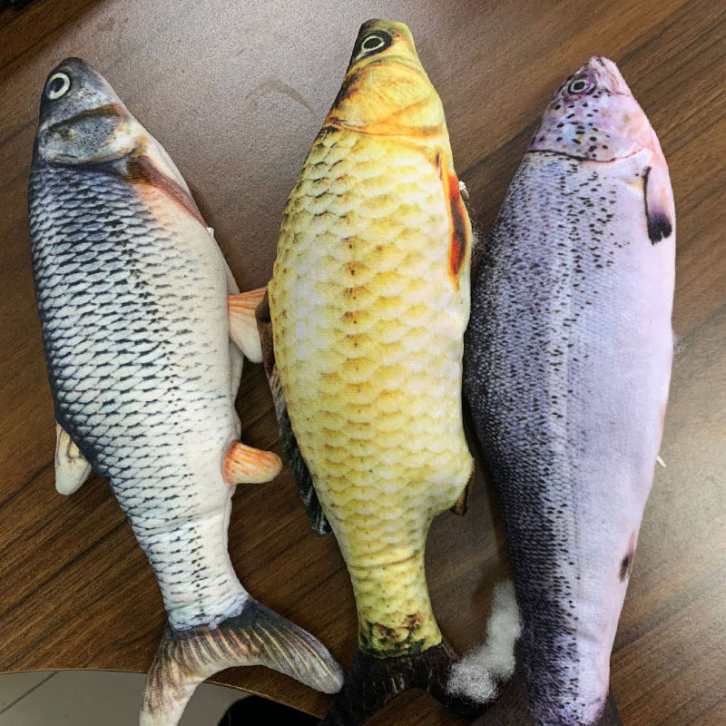 Electric Fish Cat Toy - Jumping Simulation Interactive USB Rechargeable Meifu Market