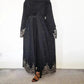 embroidered long cardigan | beaded kaftan robe | arabic style abaya | energy saving