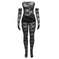 seamless body stocking suit | stretchy lace fabric | womens fashion bodysuit | energy saving