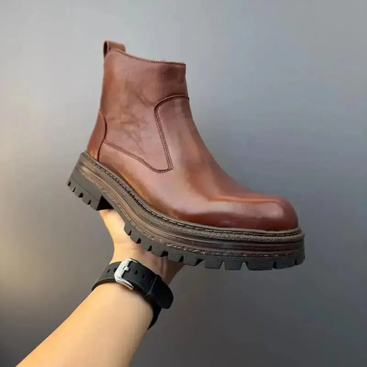 Autumn And Winter New Chelsea Boots Men's Business Shirt