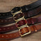 cowhide leather belt | solid brass buckle | adjustable belt for men | ultrasonic cleaning