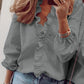 European and American new long-sleeved ruffled shirt Meifu Market