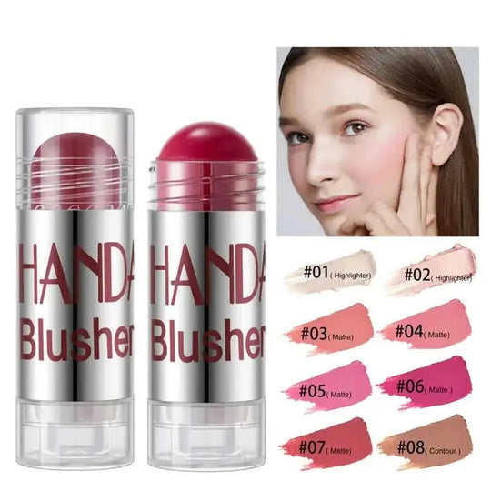 cream blush stick | waterproof blush makeup | long-lasting cream blush | energy saving
