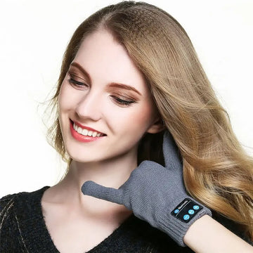 Bluetooth Calling Gloves - Touchscreen Winter Gloves with Built-in Speaker