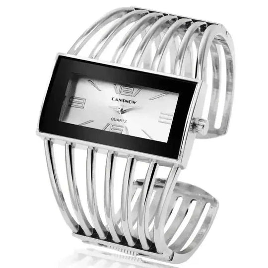 CANSNOW Luxury Rose Gold Bangle Bracelet Watch - Fashion Women's Dress Watch - Elegant Ladies Wristwatch - Meifu Market
