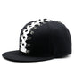Punk Hip Hop Baseball Woven Belt Handmade Rivet Men And Women Flat-brimmed Cap meifu market