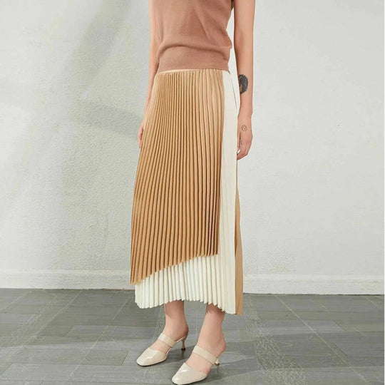high-waist chiffon skirt | summer floral maxi skirt | lightweight chiffon fabric | ultrasonic cleaning