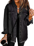 Washed Denim Shirt Jacket Women's European And American Meifu Market