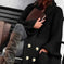 plus size wool blend coat | longline winter coat for women | waterproof trench coat | energy saving