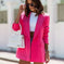 Autumn And Winter Long-sleeve Double-breasted Blazer - Meifu Market