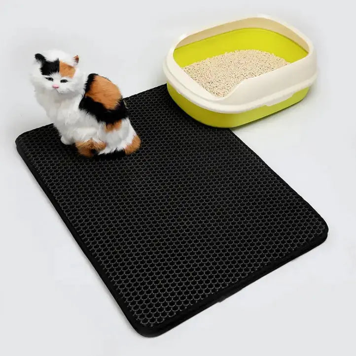 Pet Cat Litter Mat Pet Supplies EVA Double Cat Litter Mat Meifu Market