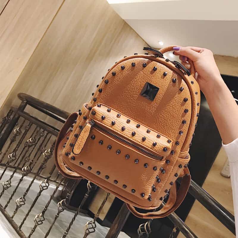Studded fashion backpack