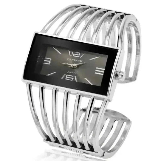 CANSNOW Luxury Rose Gold Bangle Bracelet Watch - Fashion Women's Dress Watch - Elegant Ladies Wristwatch - Meifu Market
