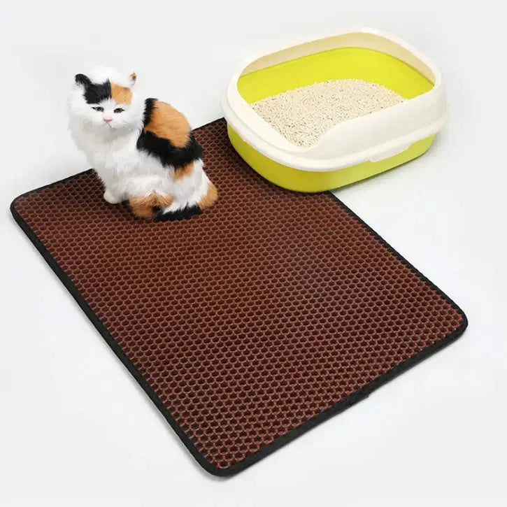 Pet Cat Litter Mat Pet Supplies EVA Double Cat Litter Mat Meifu Market