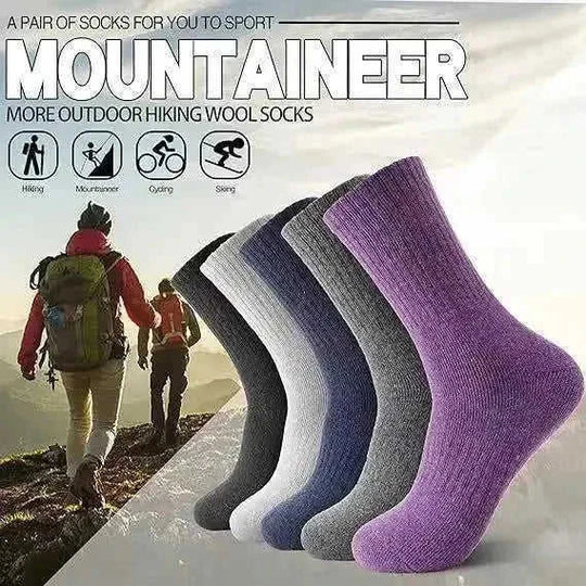 cold-proof cashmere socks | thermal wool tube socks | unisex winter socks | ultrasonic cleaning