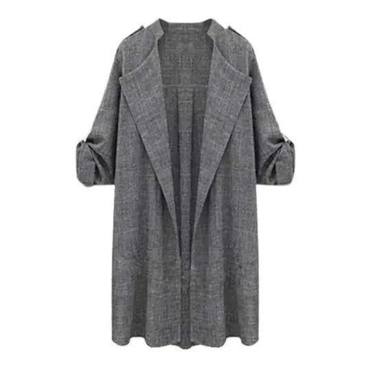 waterproof trench coat | wool blend cardigan | longline coat women | energy saving