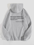 Dear Person Behind Me,the World Is A Better Place,with You In It,love,the Person In Front Of You,Women's Plush Letter Printed Kangaroo Pocket Drawstring Printed Hoodie Unisex Trendy Hoodies Meifu Market