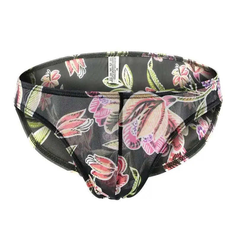 Men's Printed Briefs Breathable Mesh Meifu Market