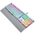 mechanical gaming keyboard | rgb backlit keyboard | durable aluminum frame | energy saving