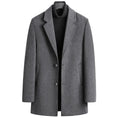 merino wool coat | waterproof wool coat | long single breasted overcoat | ultrasonic cleaning