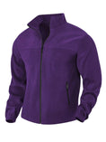 windproof polar fleece jacket | thermal insulated mens coat | outdoor hiking fleece | energy saving